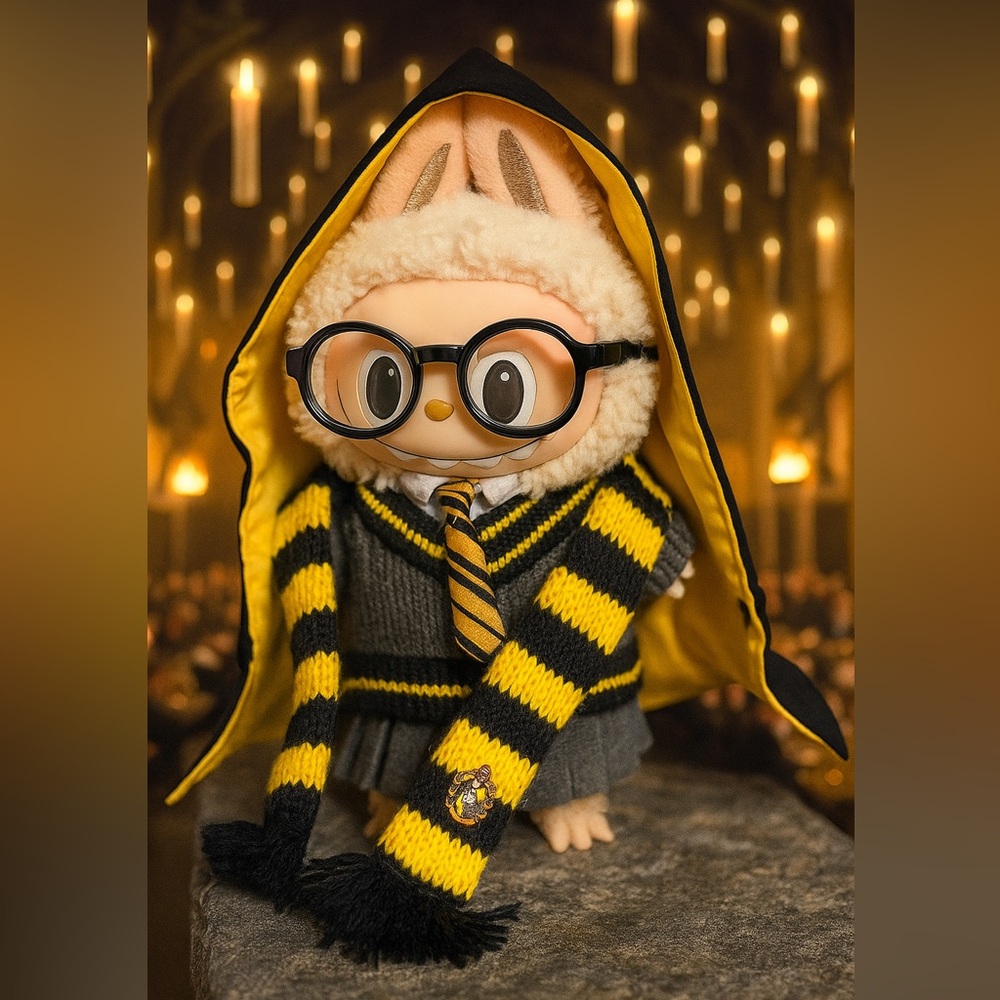 Harry Potter Labubu Outfit Costumes - 7 Pieces Set